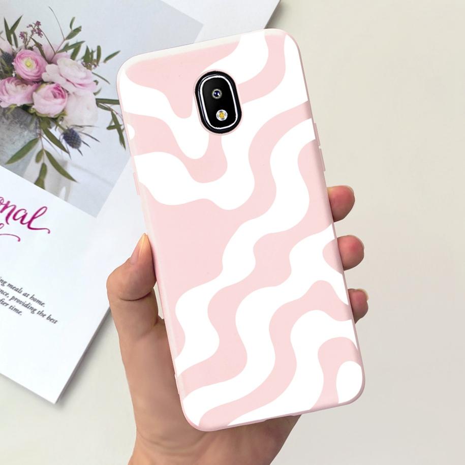 For Samsung Galaxy J7 J5 J3 2017 Case SM-J330F J530F J730F TPU Cover Fashion Pattern Soft Funda on Samsung J7 Pro 2017 Protector