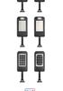 Ultra-Bright Outdoor LED Solar Street Light with Human Motion Sensor and Remote Control, Waterproof for Courtyards and Walkways