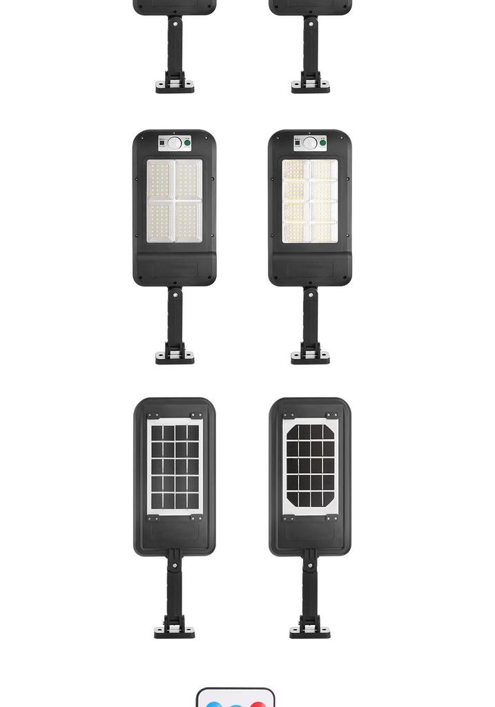 Ultra-Bright Outdoor LED Solar Street Light with Human Motion Sensor and Remote Control, Waterproof for Courtyards and Walkways