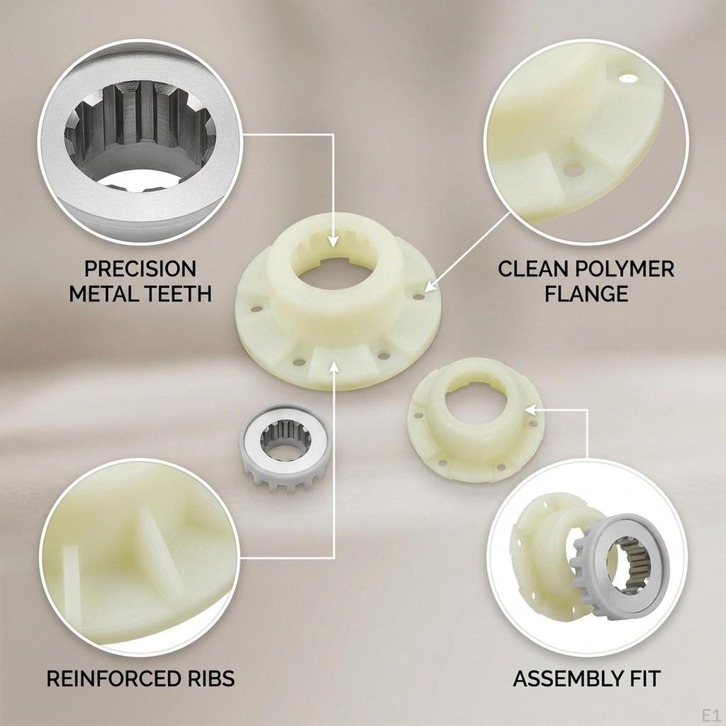Washer Hub Kit Part, Replaces Portable Professional Compact High Performance for Basket Drive