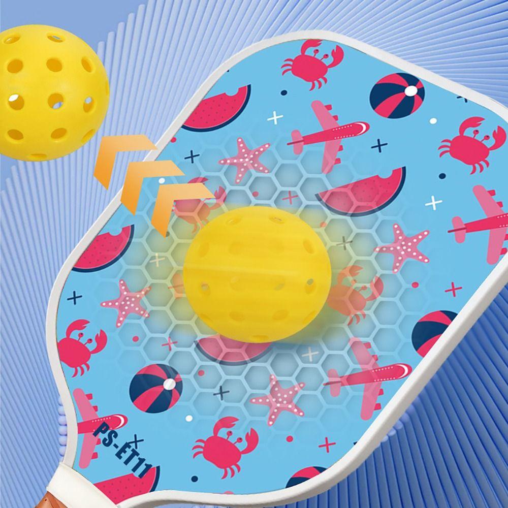 Conjunto de Raquete Infantil Núcleo Favo de Mel Squash Leve Nova Raquete de Pickleball Presentes para Crianças