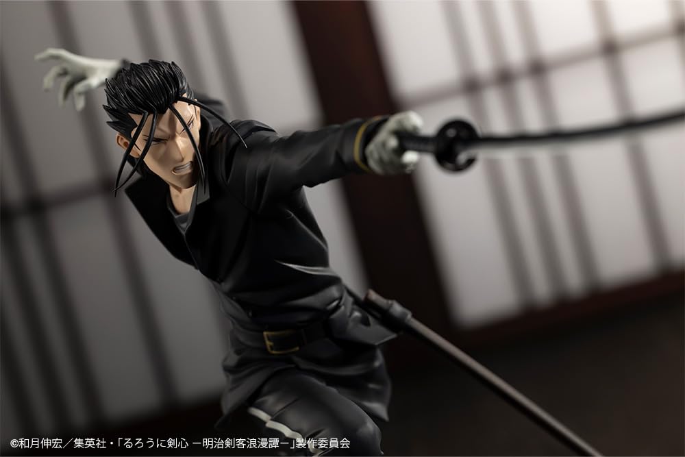 KOTOBUKIYA TV anime Kenshin Swordsman Romantic ARTFX J Hajime Saito scale PVC painted finished figure "Rurouni -Meiji Story" 1/8