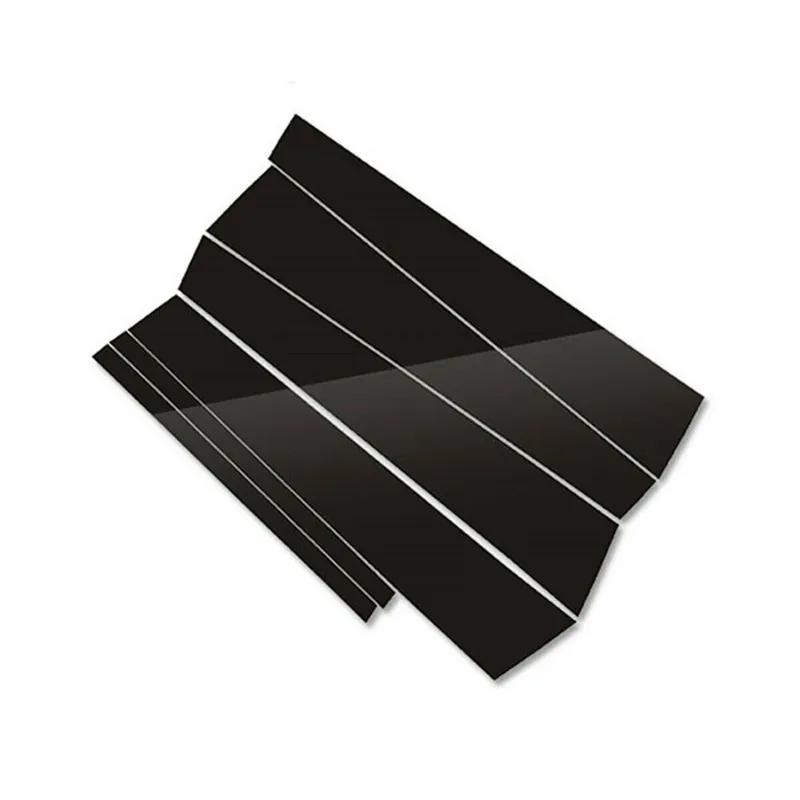 Fit For Nissan Armada 2005-2015 2010 2011 2012 2013 2014 Glossy Piano Black Pillar Posts Door Trim Window Sticker Deocal Cover