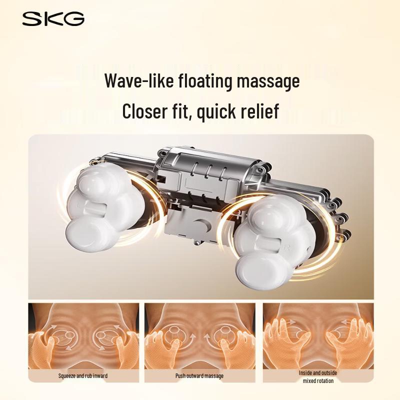 SKG T5 2nd Gen Ultra Wireless Multi-Functional Massage Cushion CN Plug (adapter Included)