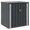 Gartenaufbewahrungsbox Schwarz 101,5 x 82 x 100 cm Stahl