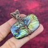 Tree Of Life Labradorite Gemstone Pendant Copper Wire Wrapped Designer Pendant