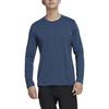adidas T Shirts Men's Marine Blue Crew Neck Moderate Straight Fit HM4785