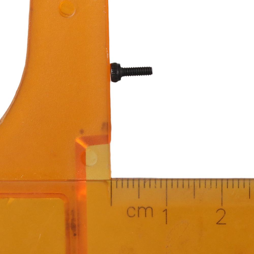 25 Stück M2 x 6 mm Maschinenschrauben, 12.9 Kohlenstoffstahl, Senkschrauben, Innensechskantschrauben, Möbelschrauben