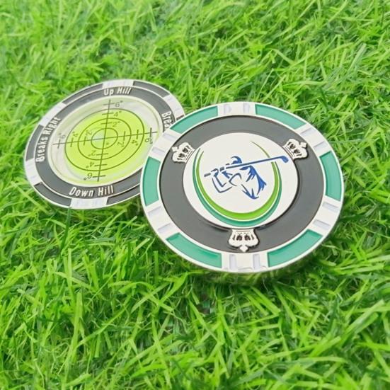 Magnetic Golf Green Reader High-Precision Compact Size Lightweight Portable Bubble Level Golf Putting Green Reading Aid