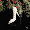 Vintage Christmas Tree Pendant Exquisite Antique Design White Xmas Tree Hanging Navidad New Year Festival Party Decorations 2026