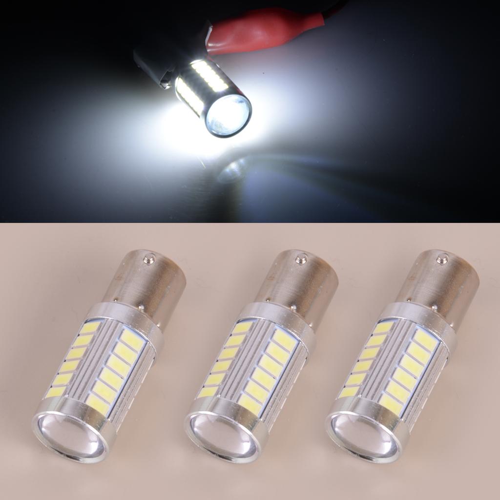 3Pcs Lawn Mower Tractor Farm Vehicles LED Headlight Light Lamp Bulb 12V Fit for John Deere 318 322 332 420 430 655 755 855 955