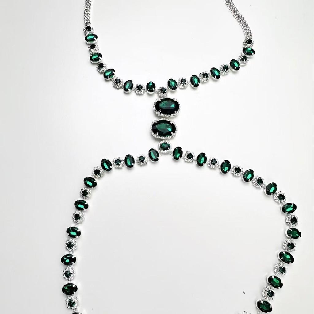 Body Chain With Waterdrop Shape For Men And Women Summer 2024 Fashion Accessory