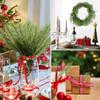 3/5/10Pcs Artificial Pine Needle Christmas Decoration 35cm Christmas Tree Ornament for Home Decor 2025 New Year Gift Accessories