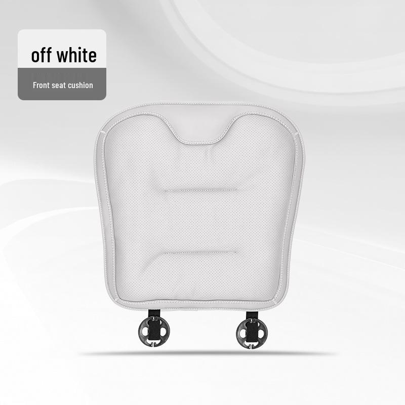 Universal Ventilated Car Seat Cushion for BMW, Mercedes-Benz & Xiaomi - Four Seasons, Lumbar Support, Rear Integrated, Single Driver Seat.