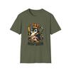 Unisex Softstyle T-Shirt Manga Style Penguin Crown Scepter Christmas Holiday