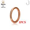 1/10PCS Stainless Steel Round Small Nose Ring Hoop 16G 18G 20G Hinged Segment Tragus Septum Cartilage Piercing Body Jewelry
