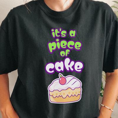 Piece of Cake T-Shirt | Retro Graphic Tee