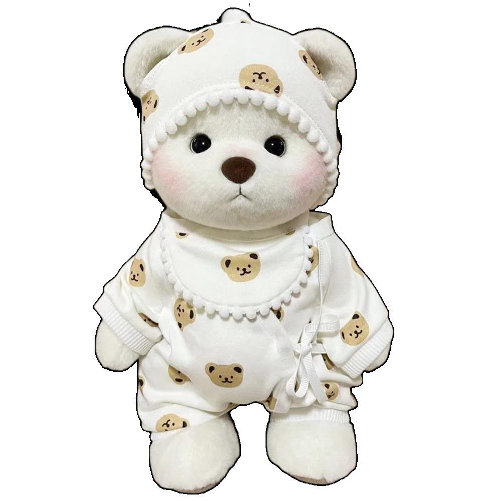 

30 см Плюшевая игрушка ручной работы Медведь Тедди Тейл Переодевание Детская ползающая одежда Девочка Обнимашка Мягкая плюшевая кукла для подарка девушке cloth no bear