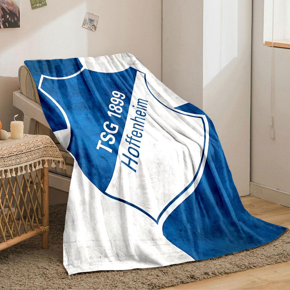 TSG 1899 Hoffenheim Logo Decke für alle Jahreszeiten Decke Mittagspause Überwurf Geschenk