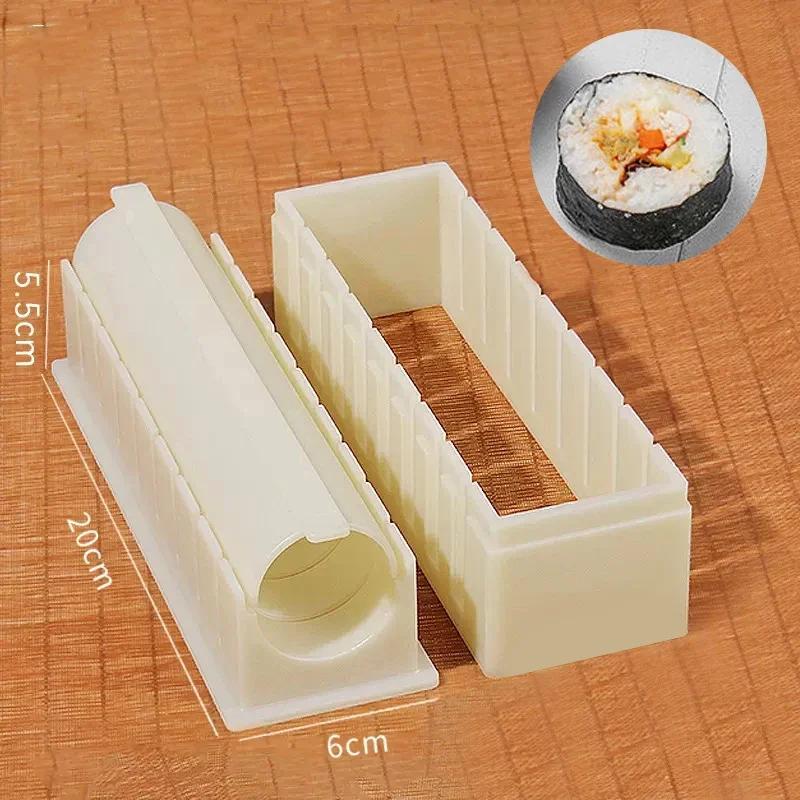 Gör-det-själv Sushi Maker Hjärta Rund Fyrkantig Form Risform Japansk Mat Bento Tillbehör Sushibåt Risbollsform Onigiri Sushimatta