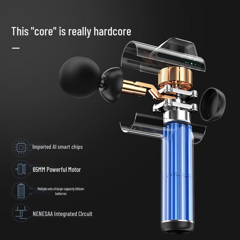 Professional LCD Frequency Conversion Massage Gun