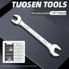 Metric Mirror Finish Double End High Hardness Open End Wrench - Multi-Spec Hand Tool