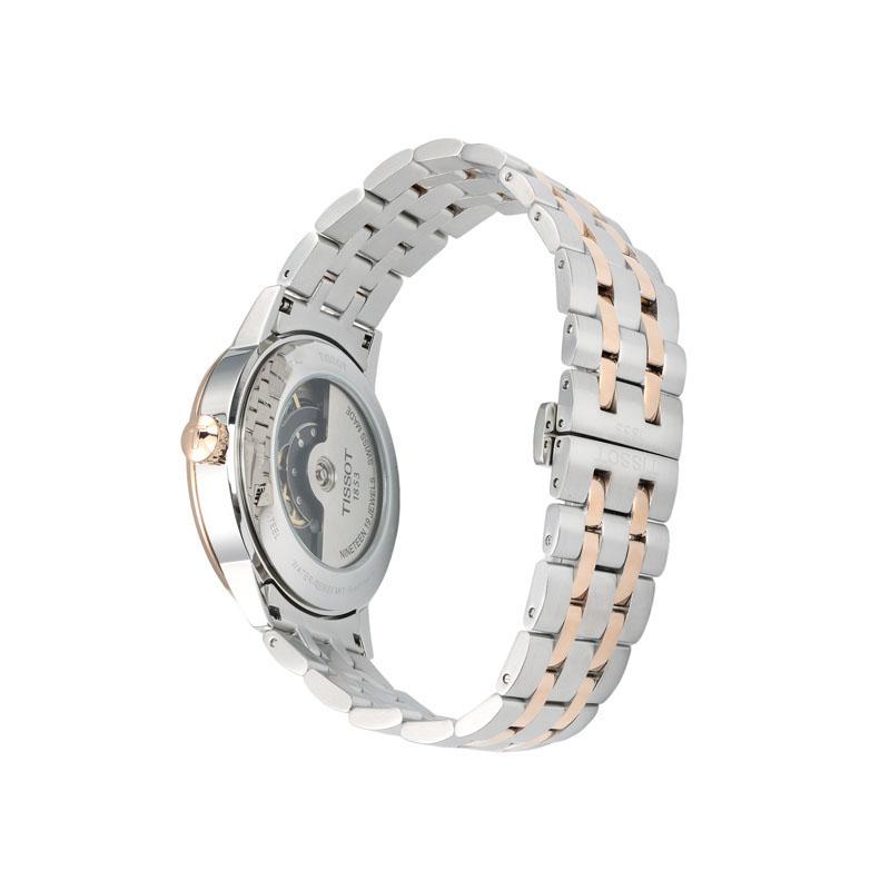 Tissot Classic Series Automatic Mechanical Movement 50m Waterproof Transparent Back Date Display Casual Fashion Watch Men watches T129.407.22.031.00