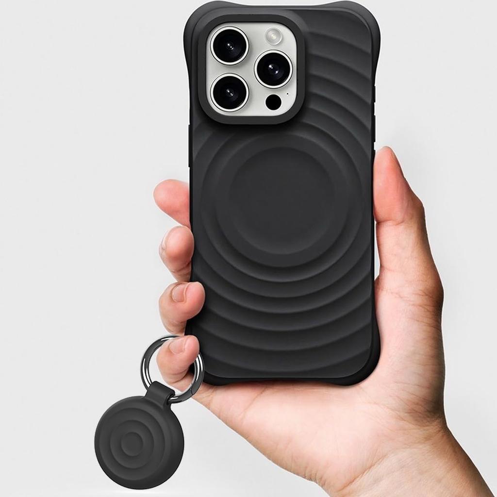AirTag Case Keychain for Apple Air Tag, Waterproof, Abrasion Resistant,