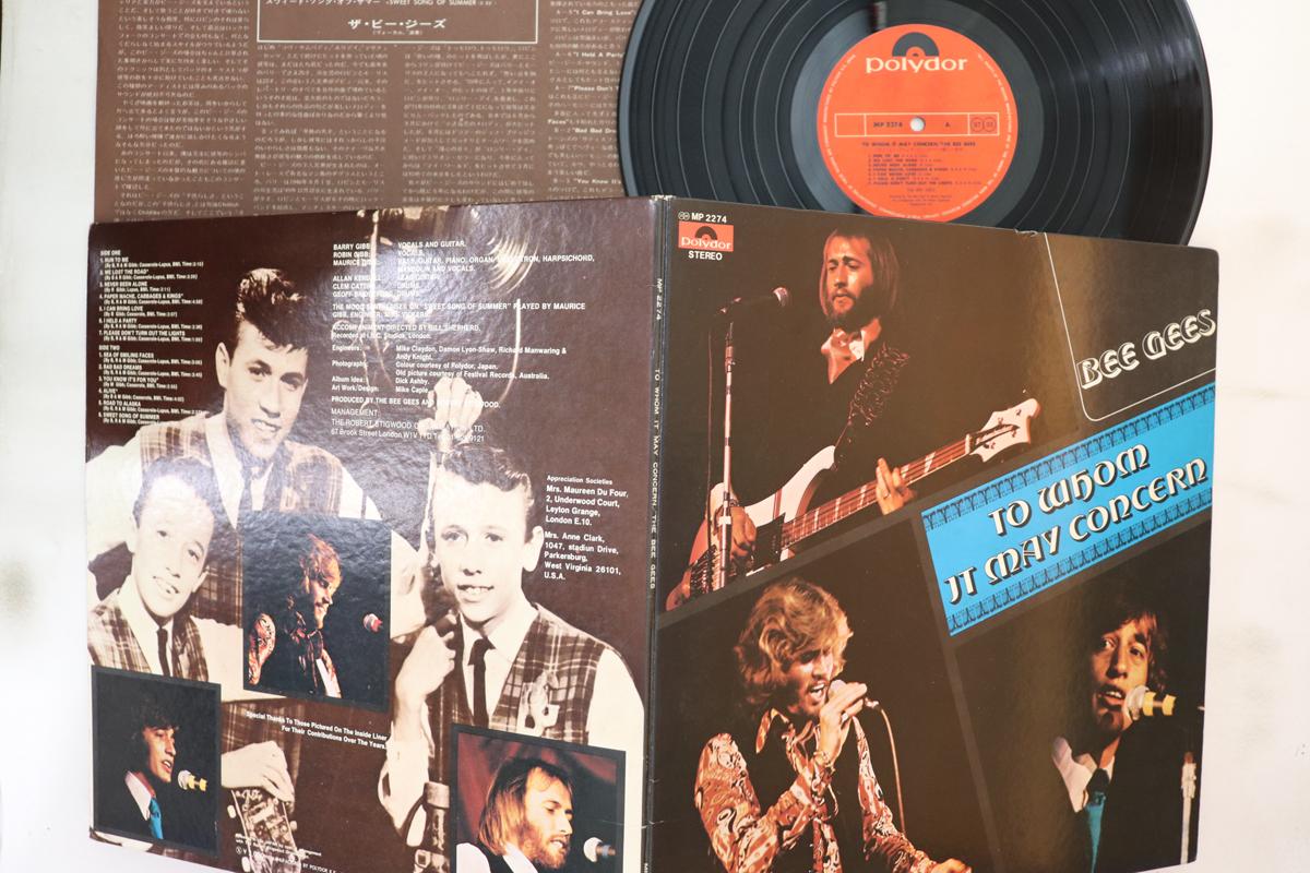 

LP Record BEE GEES - To Whom It May Concern MP2274 POLYDOR 1972 Japan Pop Used