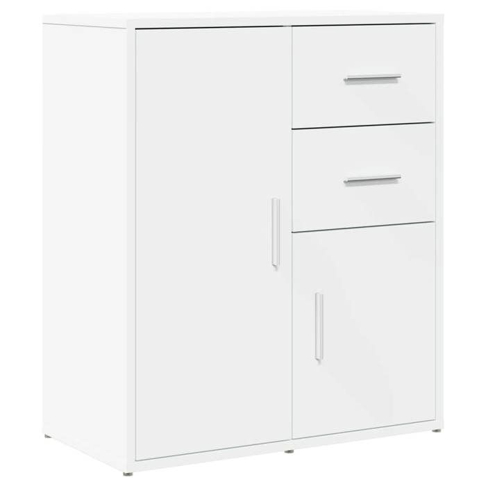 VidaXL Buffet, Sideboard with Drawers and Doors, Storage Furniture Living Room Sitting Room Interior, Modern, White 840478