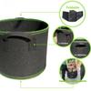 Black Non-Woven Seedling Grow Bag for Plants and Flowers