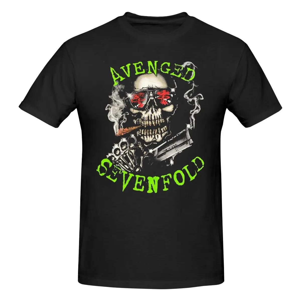 

Avenged Sevenfold Mens Classic Unisex Cotton TShirt for Men Women Classic Tee S