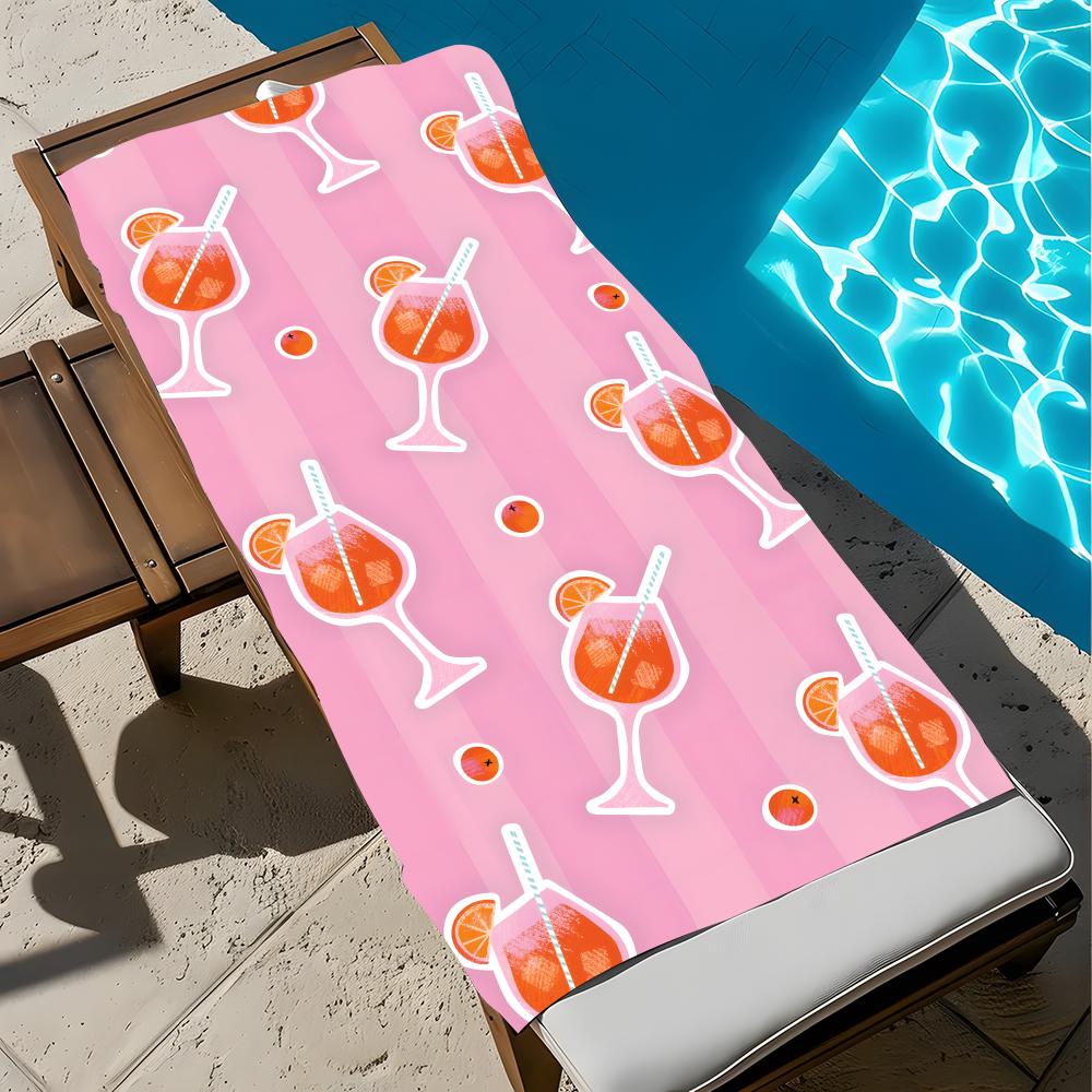Wind A-AperoolS Orangee Art Towel Towel Soft Pool Gift For Travel Gym Shower Cool Camping Quick Dry Sports  Large Beach Towel