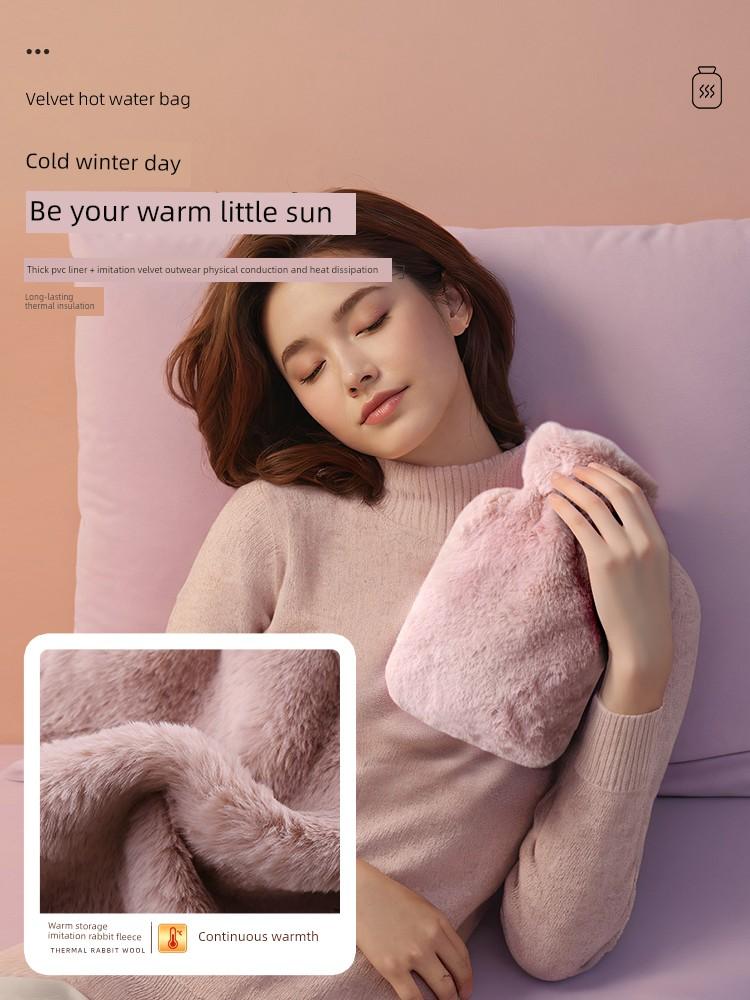 Hot Water Bottle for Warming Hands and Stomach, Thickened Explosion-Proof, Special for Bed Use, Foot Warmer, In Various Sizes, New