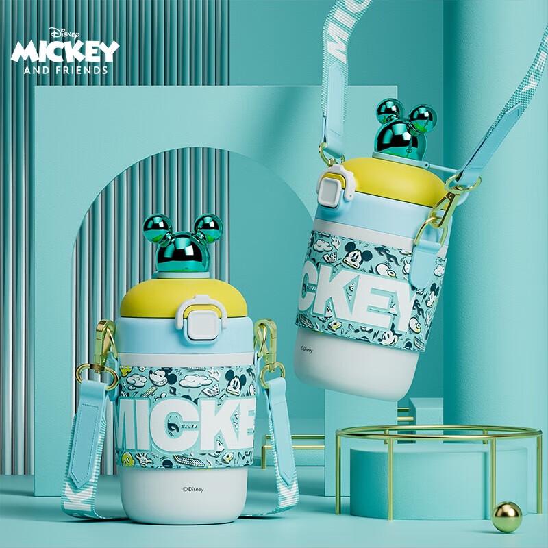 Disney Mickey Kids 316 Stainless Steel Thermos Straw Cup 420ml
