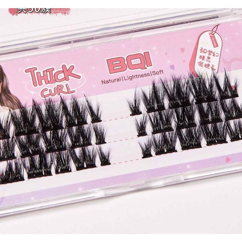 LuxeFlutter - Fox Eye Volume Cluster False Eyelashes
