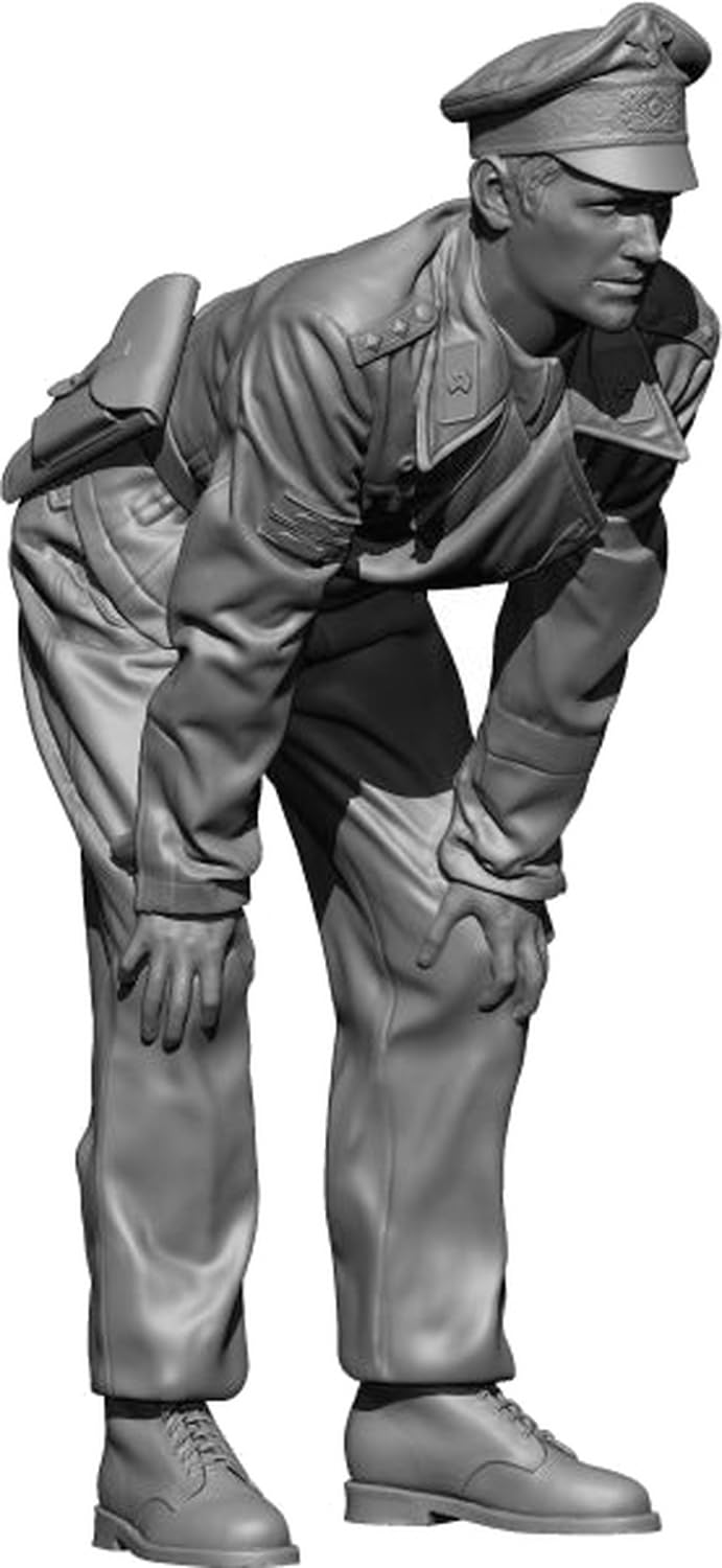 

H3 Model German Tank Crew Stooping Officer Resin Kit HS16069 1/16