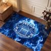 Tappeto in Velluto di Cristallo con Stampa Calcio Everton, Comodo Assorbente d'Acqua Antiscivolo Tappeto per Pavimenti Interni