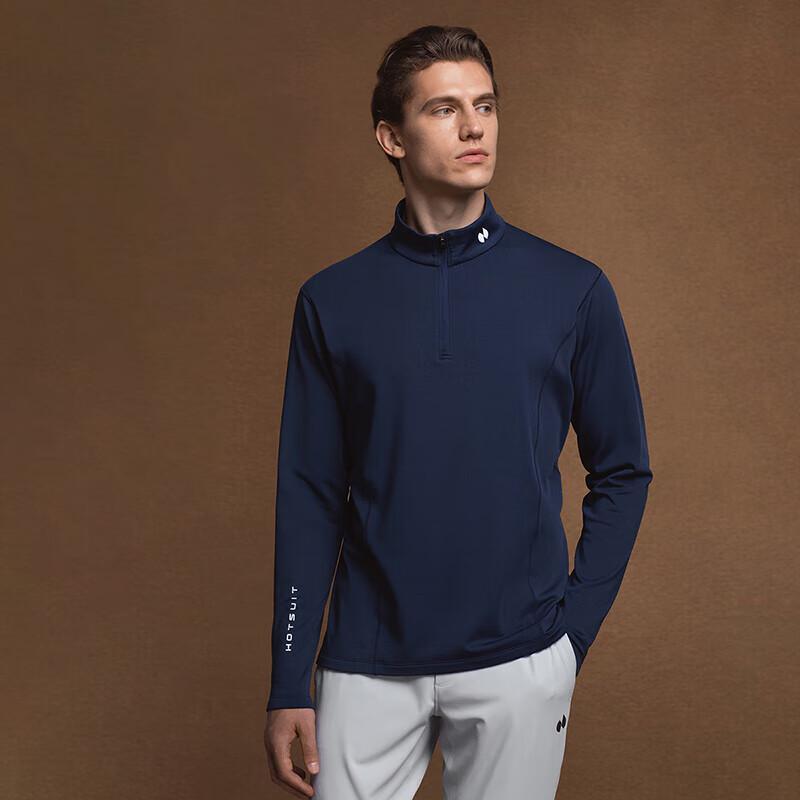 HOTSUIT Men s Thermal Fleece Running Long Sleeve T-Shirt M -PLUS