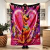 Scooby Print Blanket - Soft & Comfortable, for Bedroom, Travel, Sofa, Home Decoration - Birthday Christmas Gift for Friend