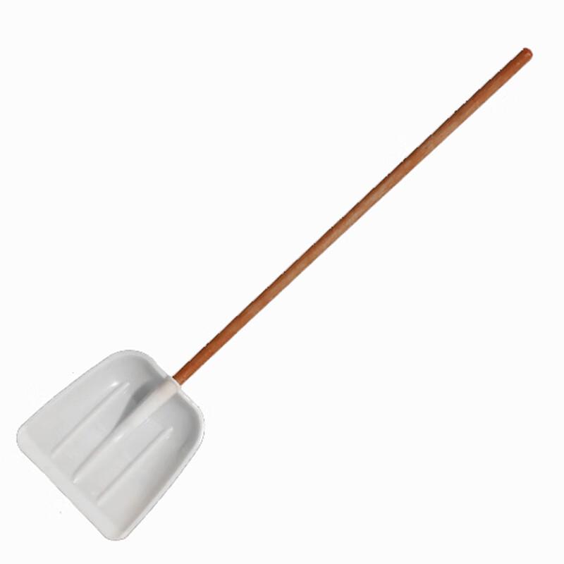 Churong Flat Plastic Shovel with Long Wooden Handle