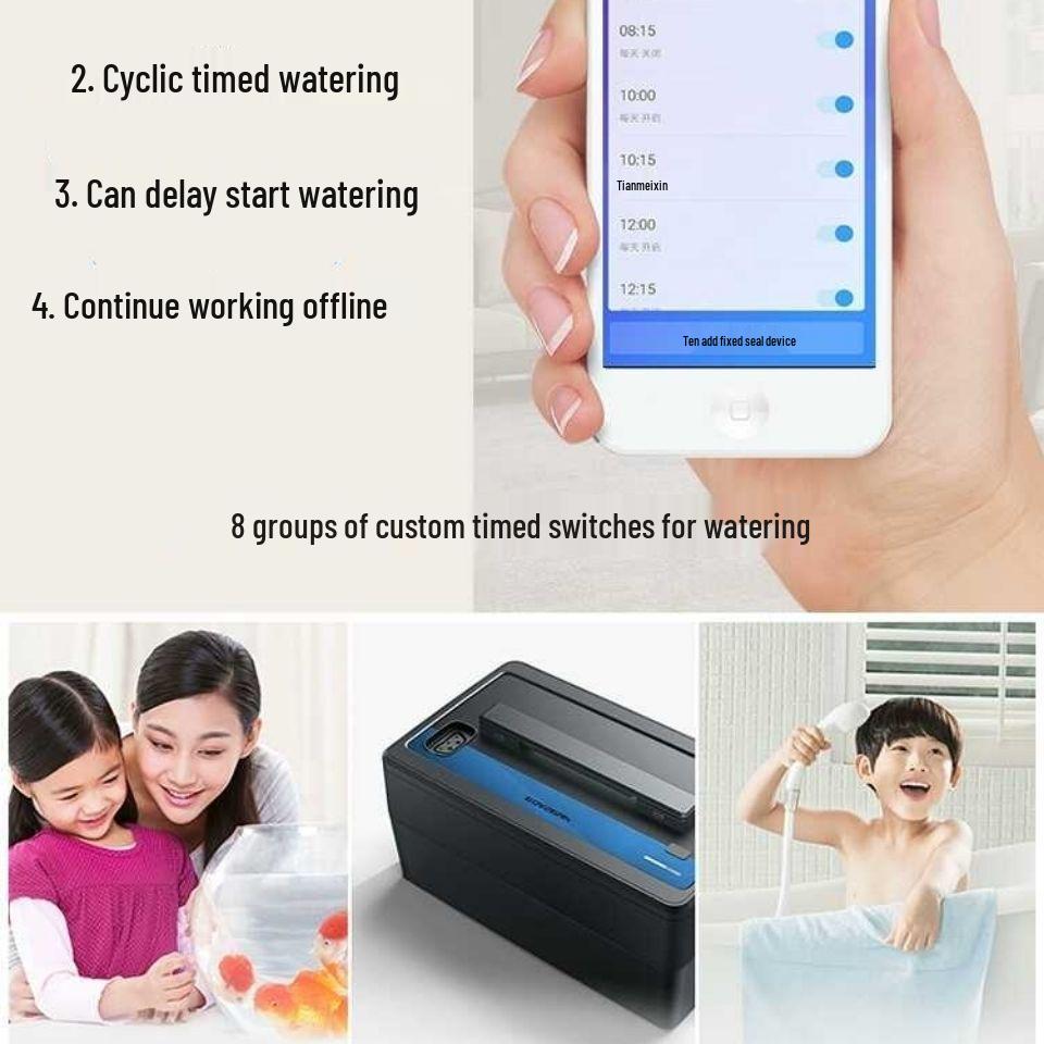 Smart WiFi Remote-Controlled Solenoid Valve for Automatic Watering and Temperature Management