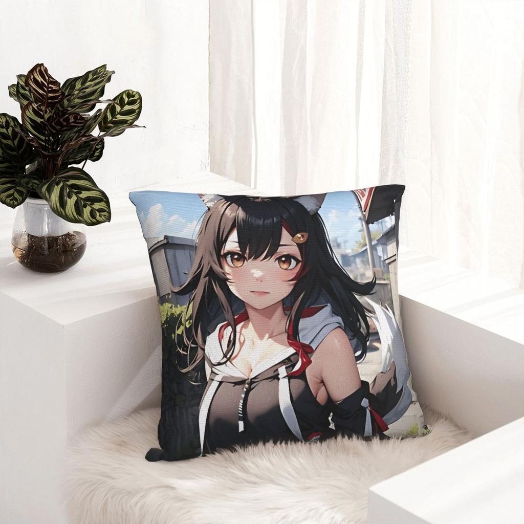 Ookami Mio Pillow Case Cushion Cover Soft Graphic Pillow Cover Morden Pillowcases For Wedding Party Home Decor