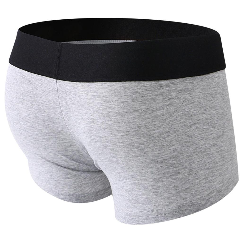Men's & Women's Flirty Cotton Boxer Briefs with 4.5CM Silicone Ring, Breathable and Comfortable.