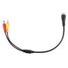 uxcell Car Camera Adapter 36.5cm 4 Pin To RCA Adapter M12 4 Pin Male