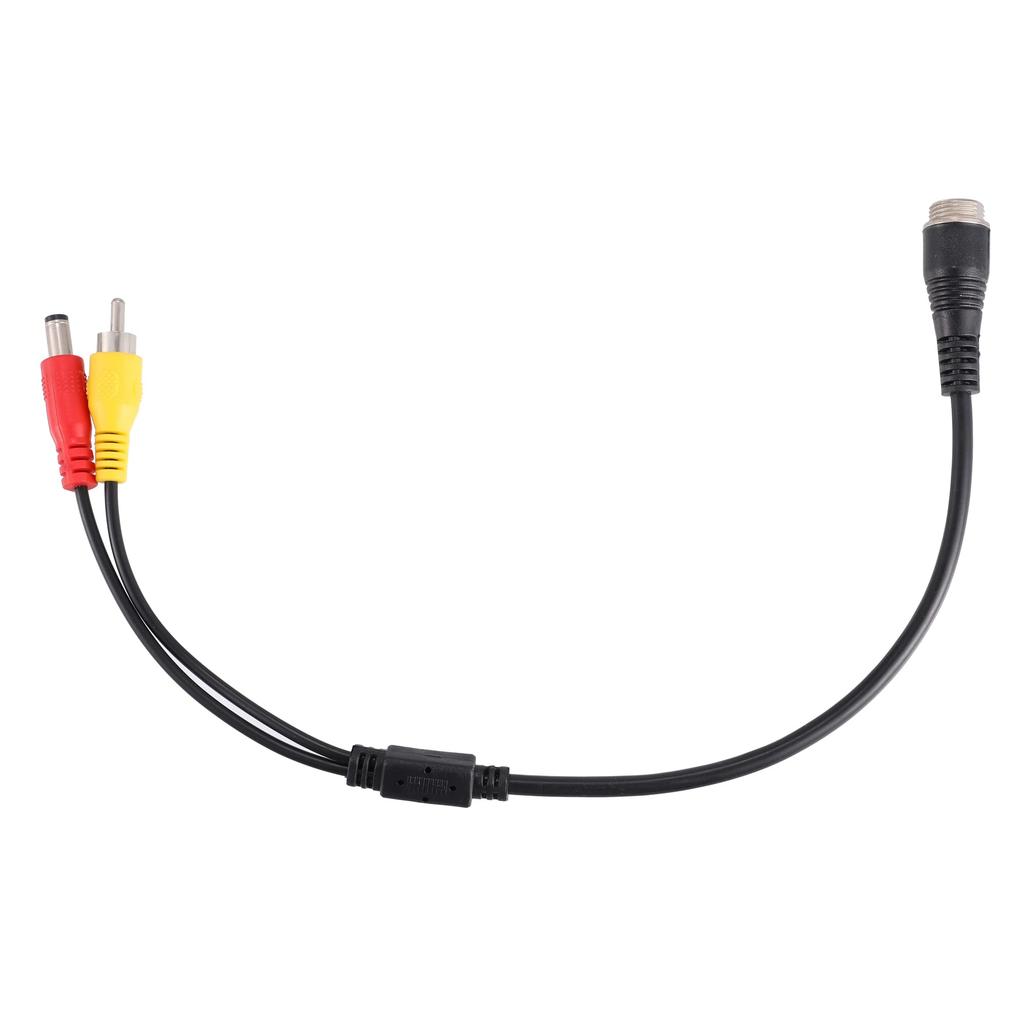 uxcell Car Camera Adapter 36.5cm 4 Pin To RCA Adapter M12 4 Pin Male