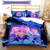 Set Biancheria da Letto KPOP Hunter 3 Pezzi Copripiumino Chiusura Include 1 Copripiumino & 2 Federe per Tutte le Stagioni Camera da Letto Casa Arredamento Stanza del Dormitorio