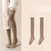 Women's High Socks, Thickened and Warm Thigh Knee Pads for Autumn and Winter. Half-length Socks That Reach The Knees In Winter