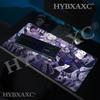 HYBXAXC Japanese Anime Mouse Pad Black and White Angel Girl Mouse Pad Oversized Computer Mouse Anime Office Desktop Mouse Pad