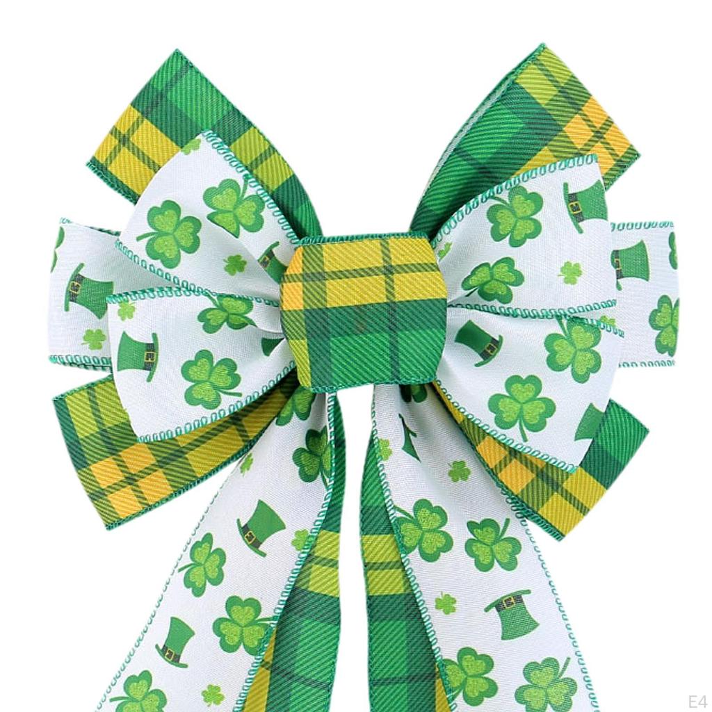 Crown From Saint-with Irish St. 'S Decor Polyester Outdoor Bowknot Tree Facing for Wall